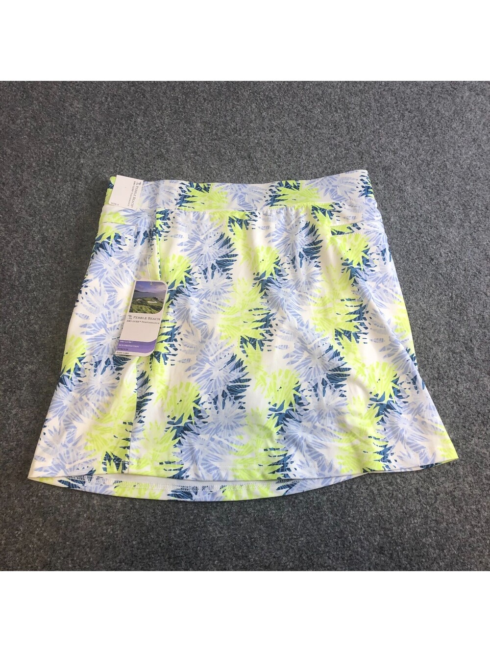 Pebble Beach Skort Womens Small Floral Stretch Dry Luxe Wicking Performance NWT